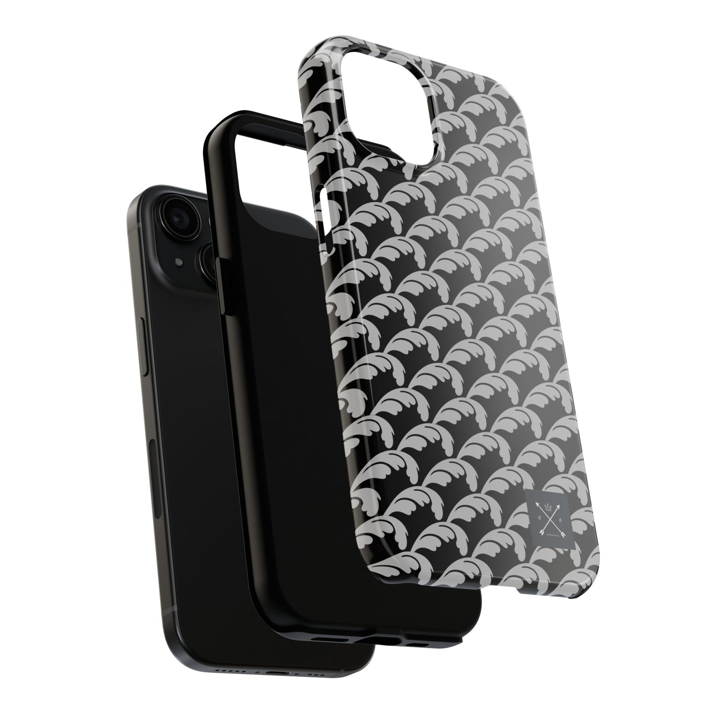 Beautiful Beloved One Flourish (silver/black) - Tough Phone Cases