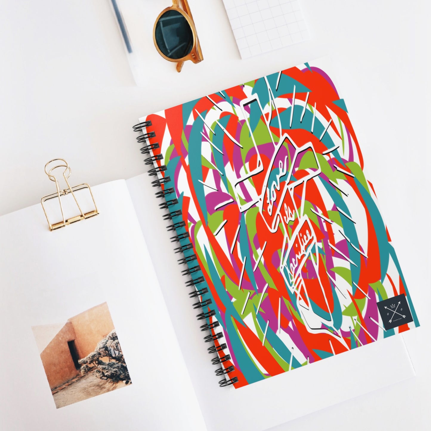 Love is Sacrifice - Spiral Notebook - Ruled Line