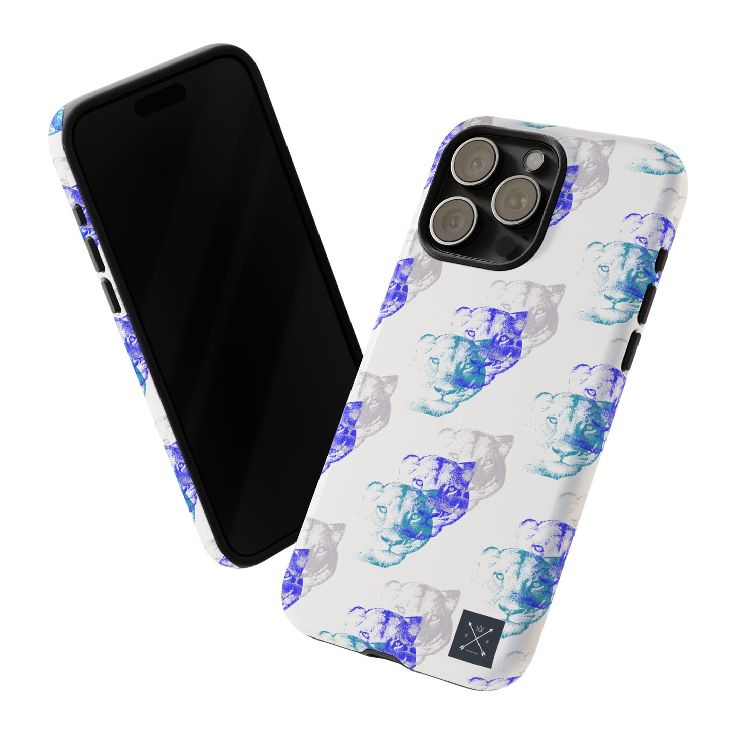 Lioness Arising (white/pattern) - Tough Phone Cases