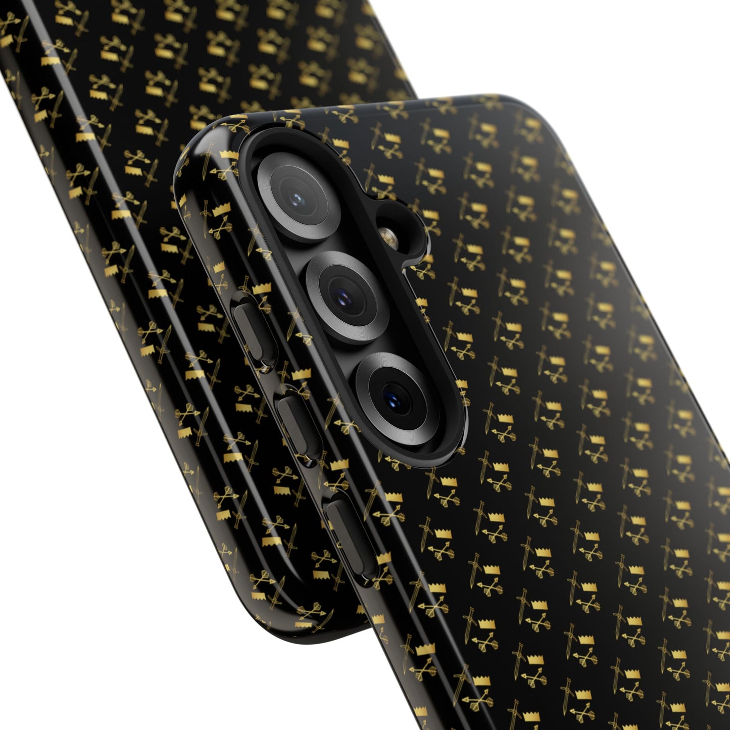 Gold and Bold Warrior Pattern - Tough Phone Cases