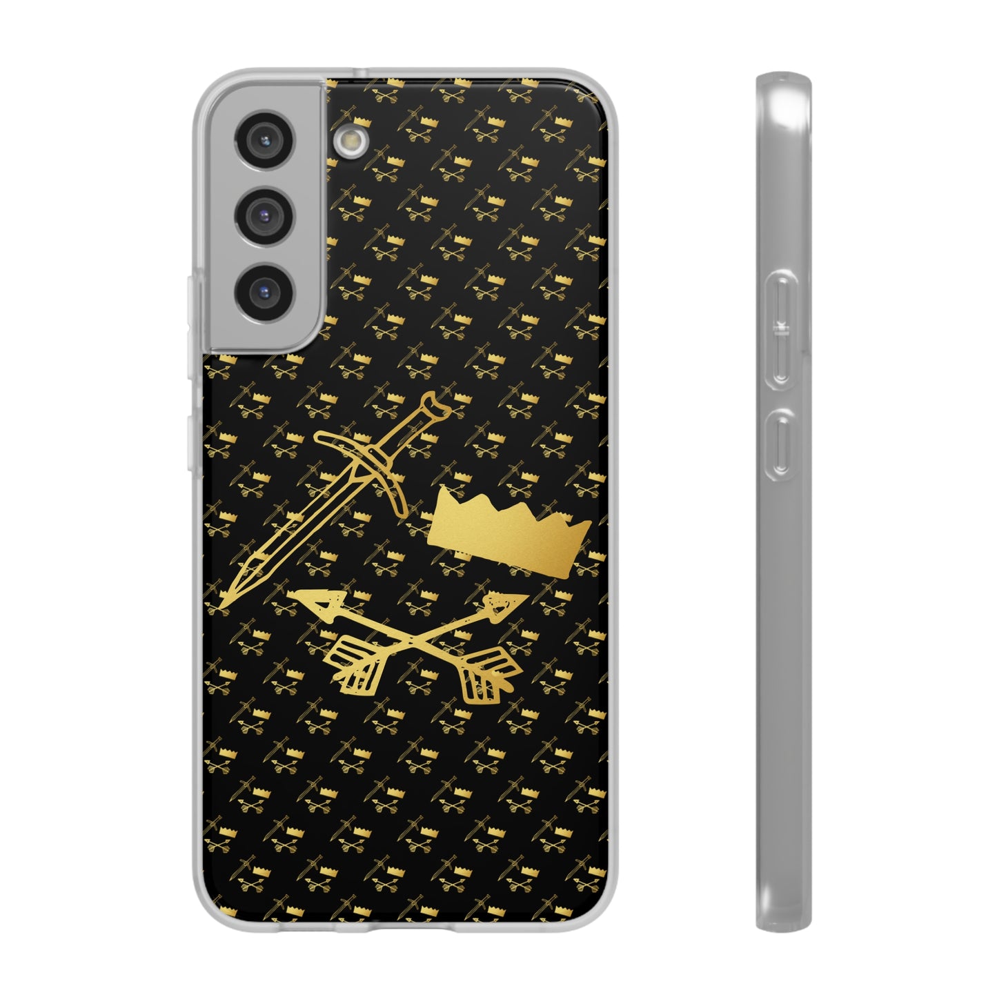 Gold and Bold Warrior - Flexi  Phone Cases