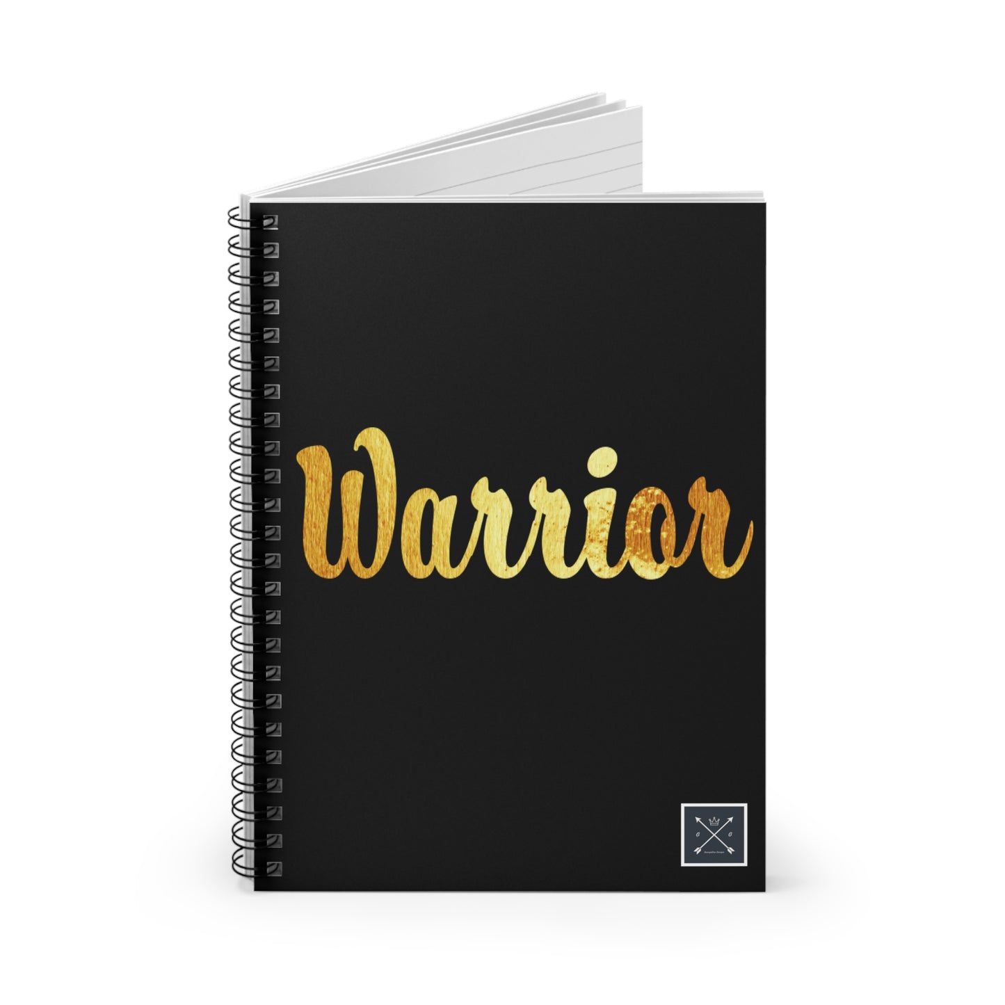 Gold and Bold Warrior - Spiral Notebook - Ruled Line