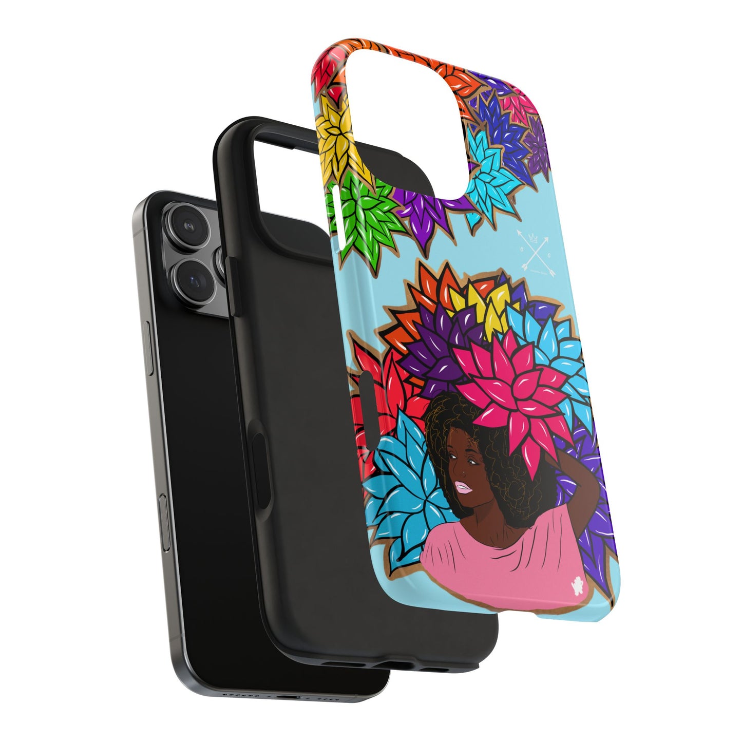 Beauty with Flowers - Tough Phone Cases