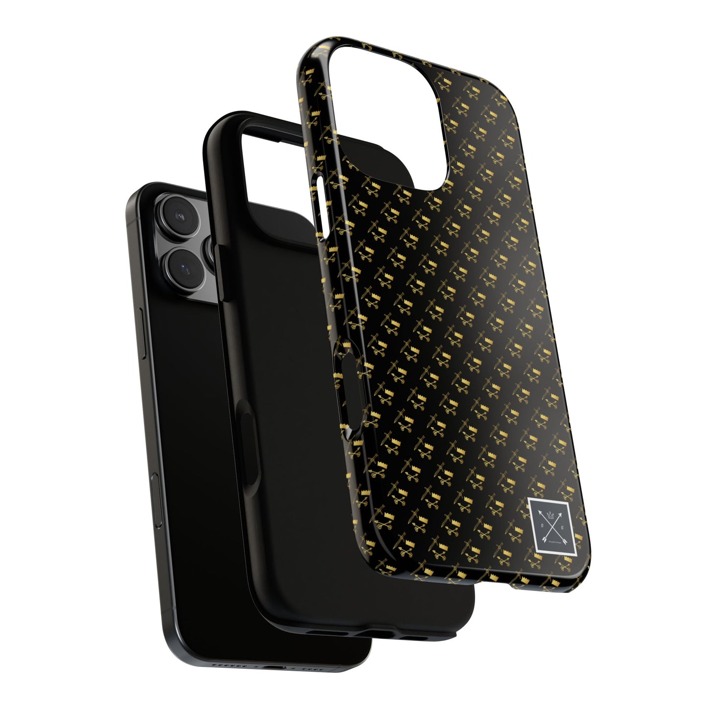 Gold and Bold Warrior Pattern - Tough Phone Cases