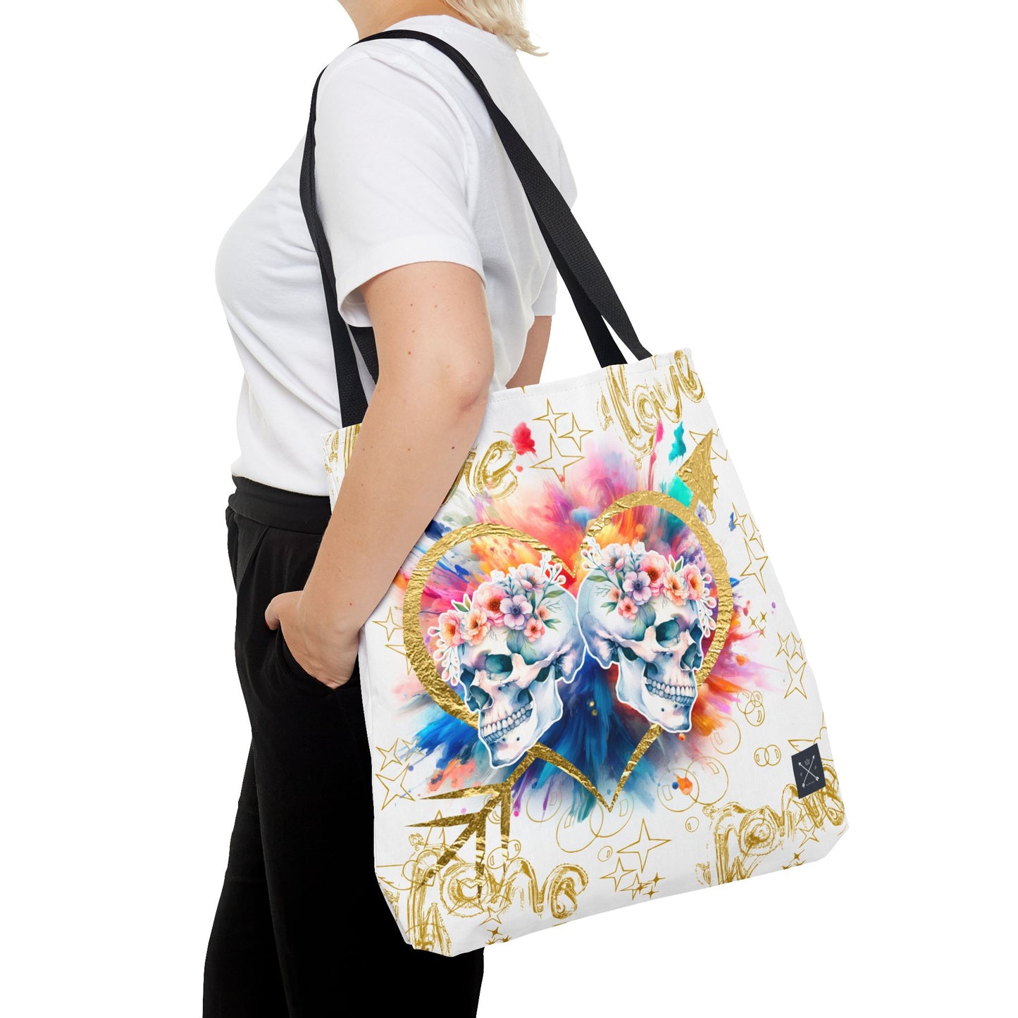 Love is Golden Watercolor - Tote Bag (AOP)