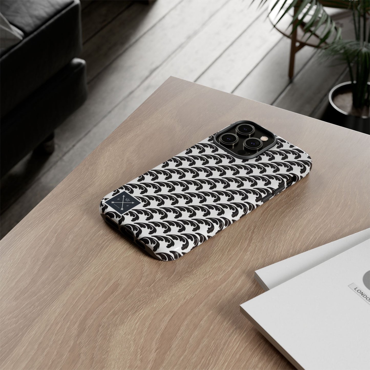 Beautiful Beloved One Flourish (black/white) - Tough Phone Cases