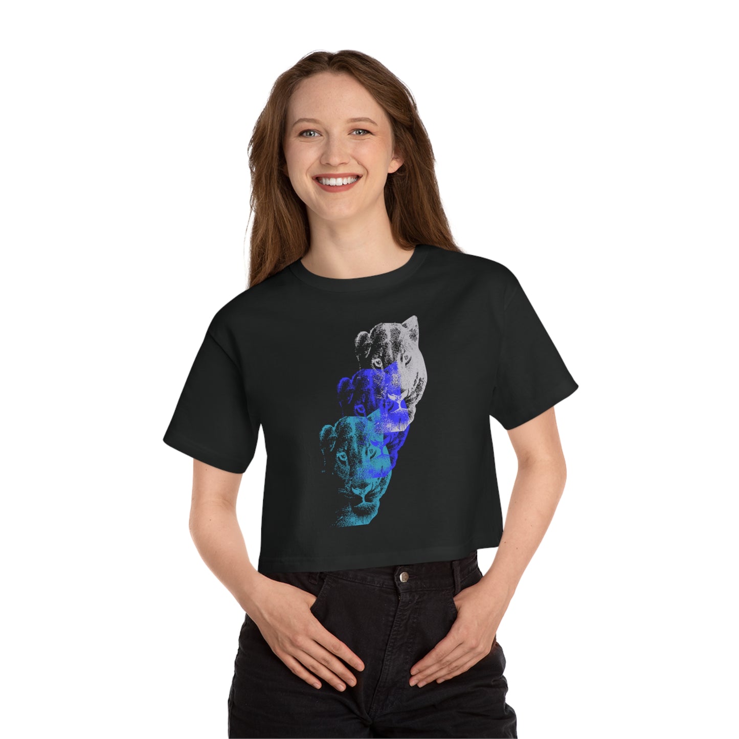 Lioness Arising - Champion Women's Cropped T-Shirt