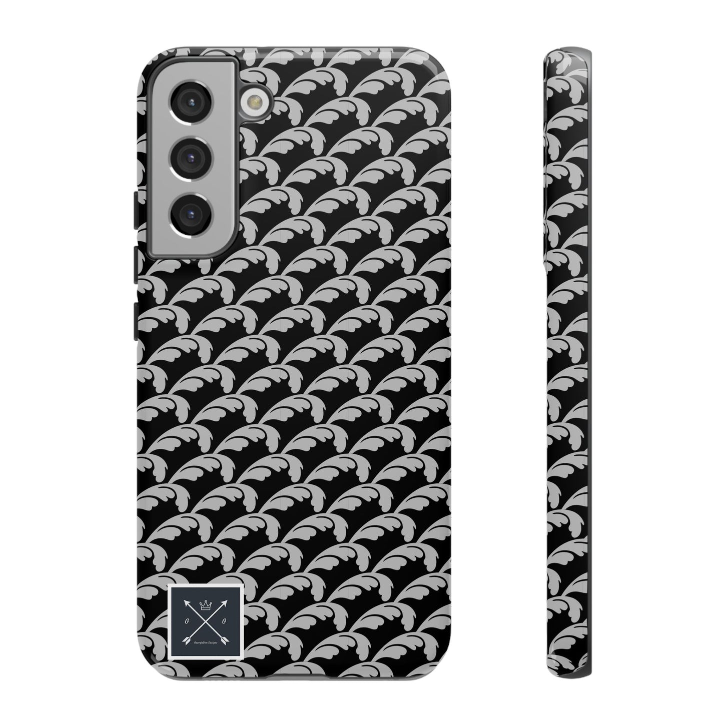 Beautiful Beloved One Flourish (black/silver) - Tough Phone Cases