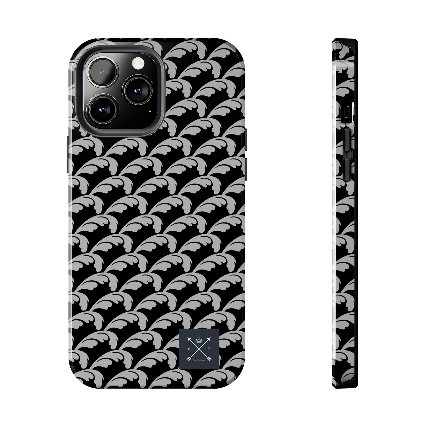 Beautiful Beloved One Flourish (silver/black) - Tough Phone Cases