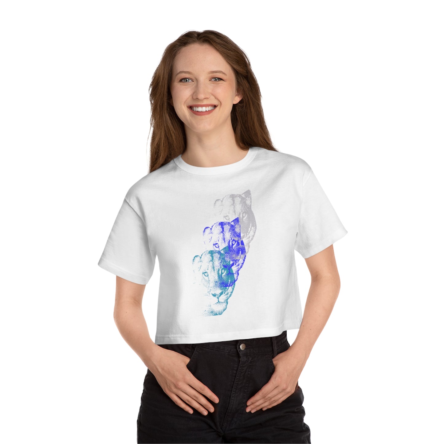 Lioness Arising - Champion Women's Cropped T-Shirt