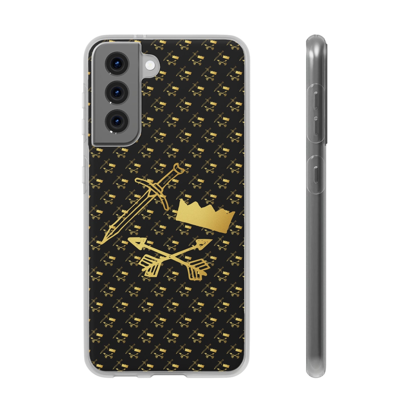 Gold and Bold Warrior - Flexi  Phone Cases