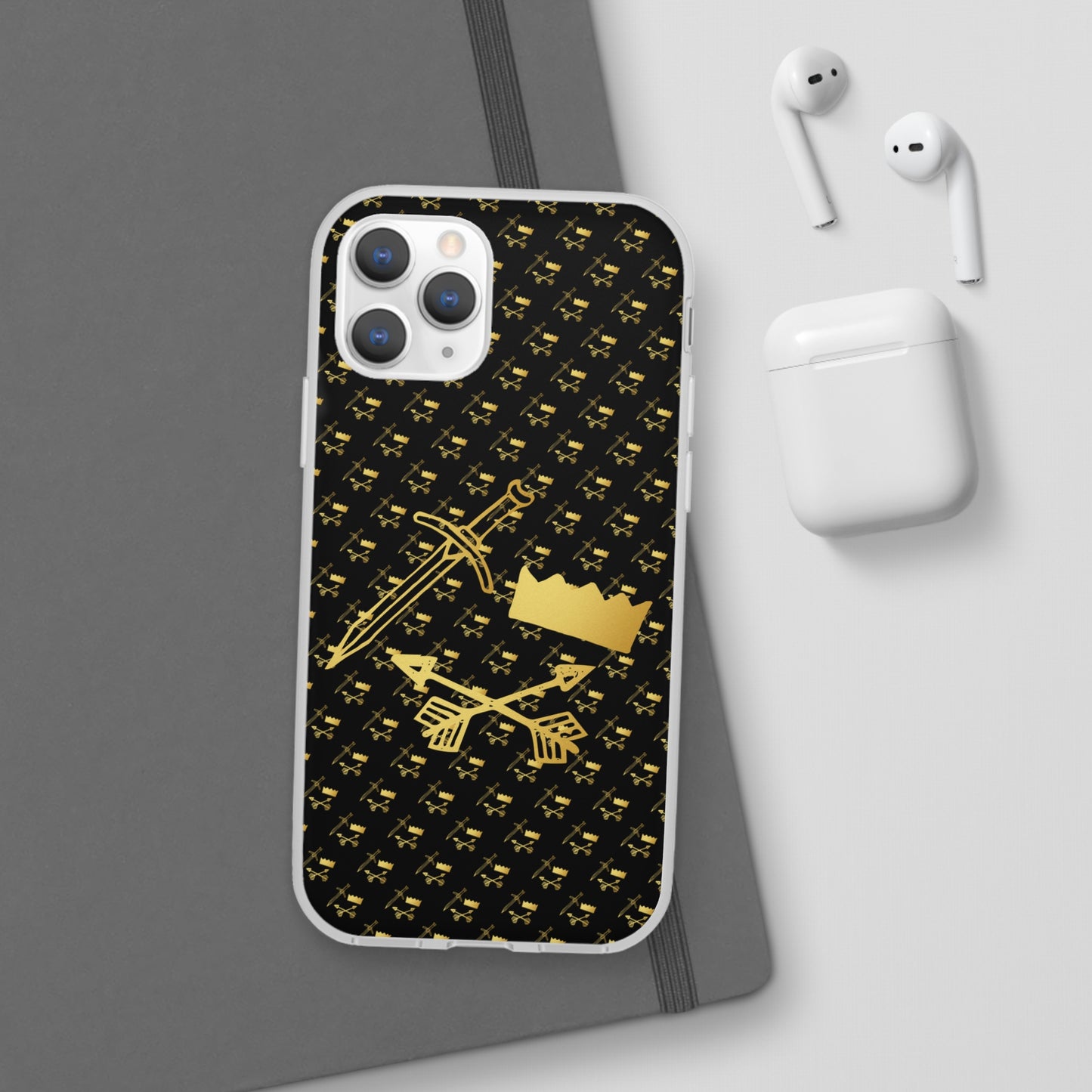 Gold and Bold Warrior - Flexi  Phone Cases