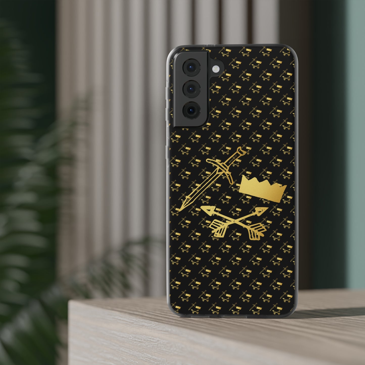 Gold and Bold Warrior - Flexi  Phone Cases