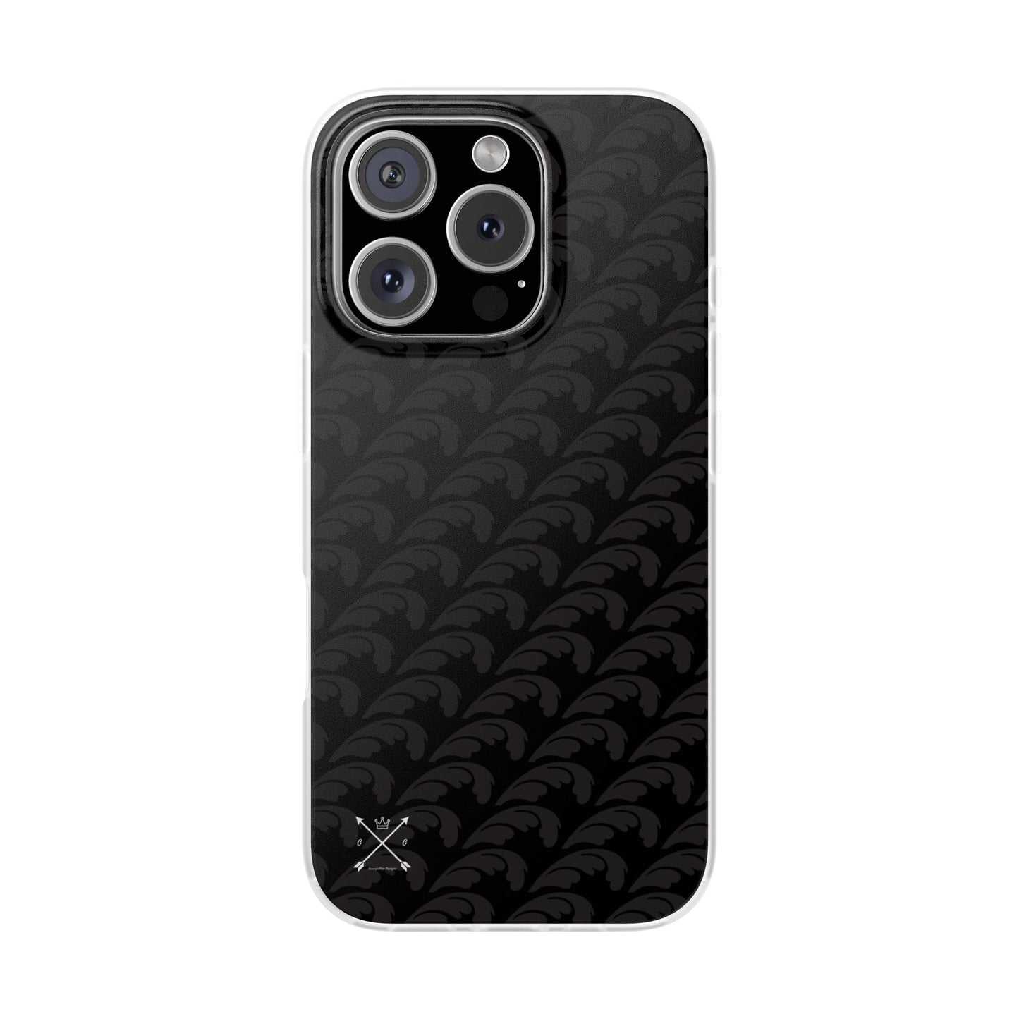 Beautiful Beloved Flourish (black/black) - Flexi Phone Cases