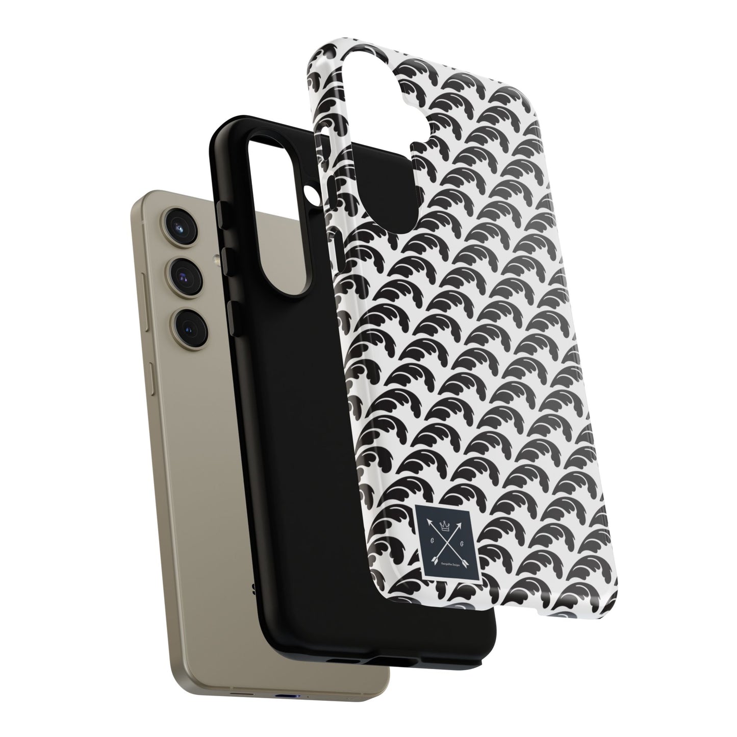 Beautiful Beloved One Flourish (black/white) - Tough Phone Cases