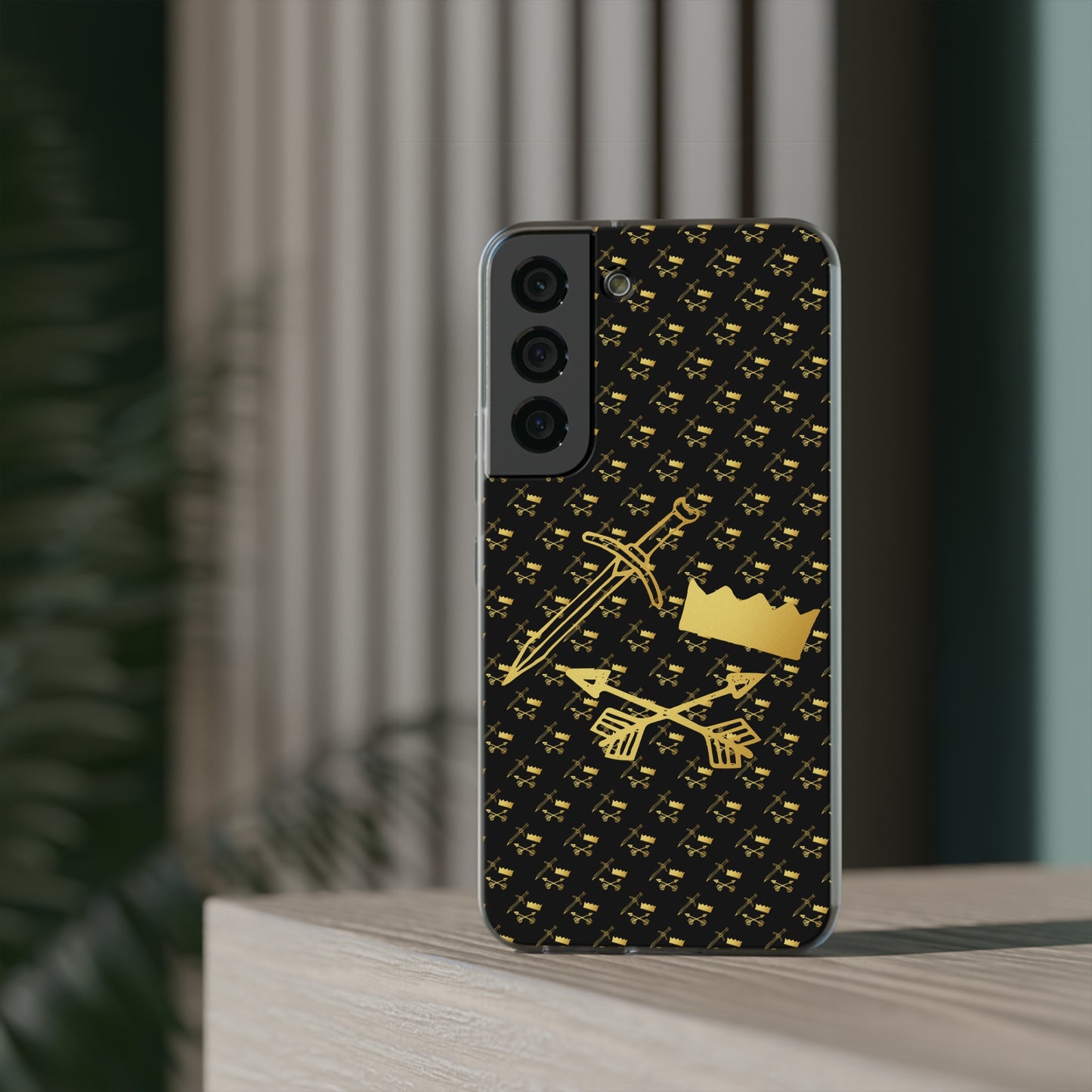 Gold and Bold Warrior - Flexi  Phone Cases