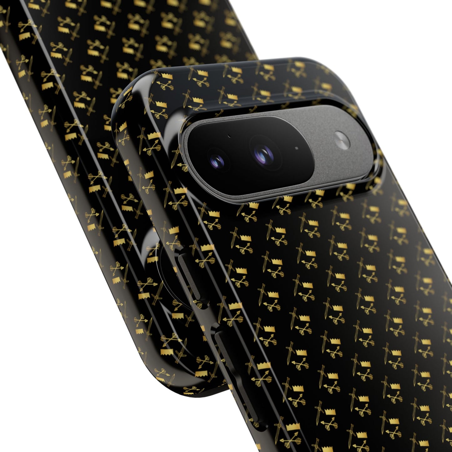 Gold and Bold Warrior Pattern - Tough Phone Cases