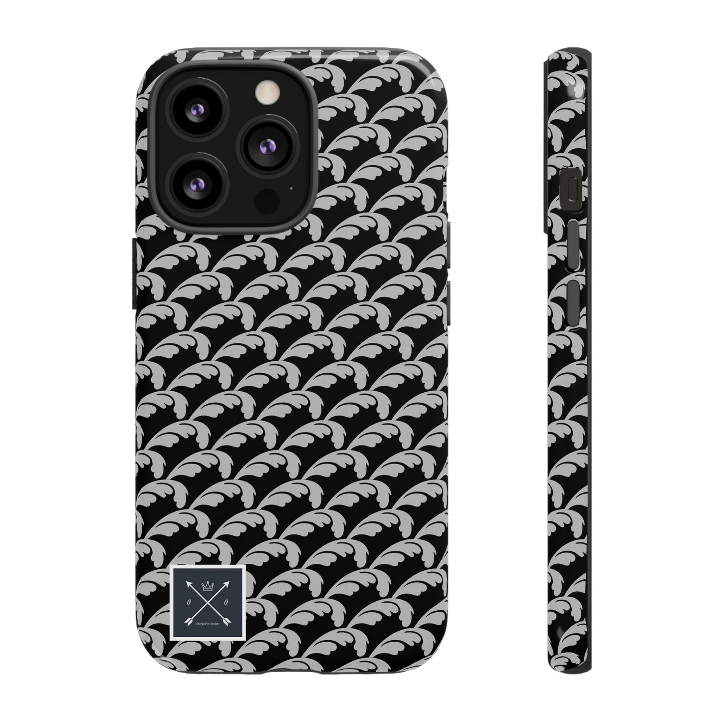 Beautiful Beloved One Flourish (black/silver) - Tough Phone Cases