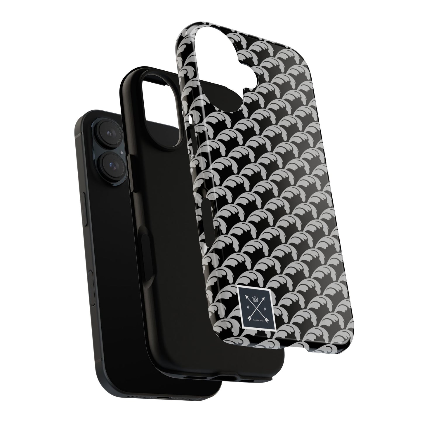 Beautiful Beloved One Flourish (black/silver) - Tough Phone Cases
