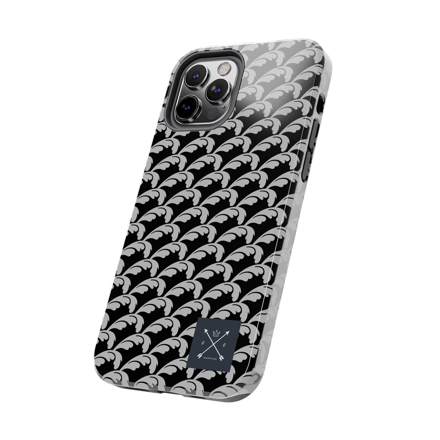 Beautiful Beloved One Flourish (silver/black) - Tough Phone Cases