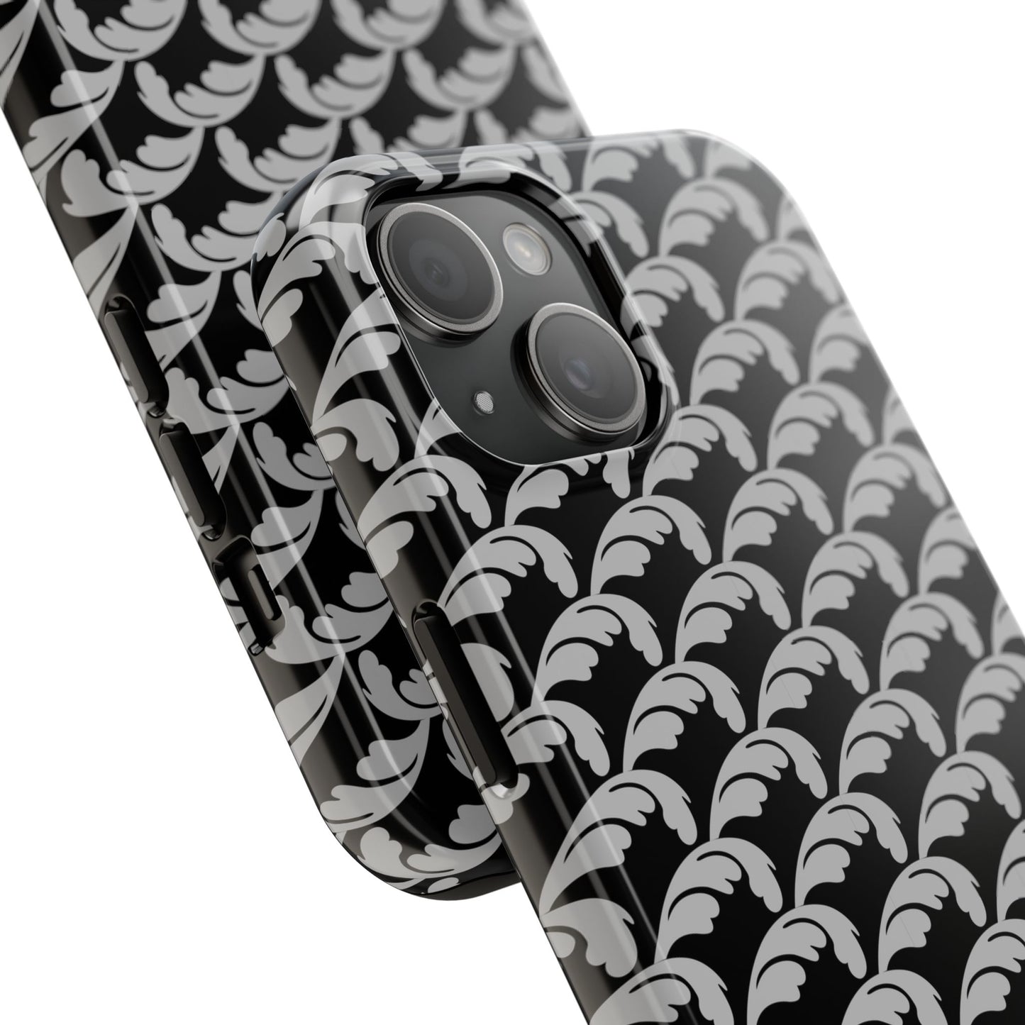 Beautiful Beloved One Flourish (silver/black) - Tough Phone Cases