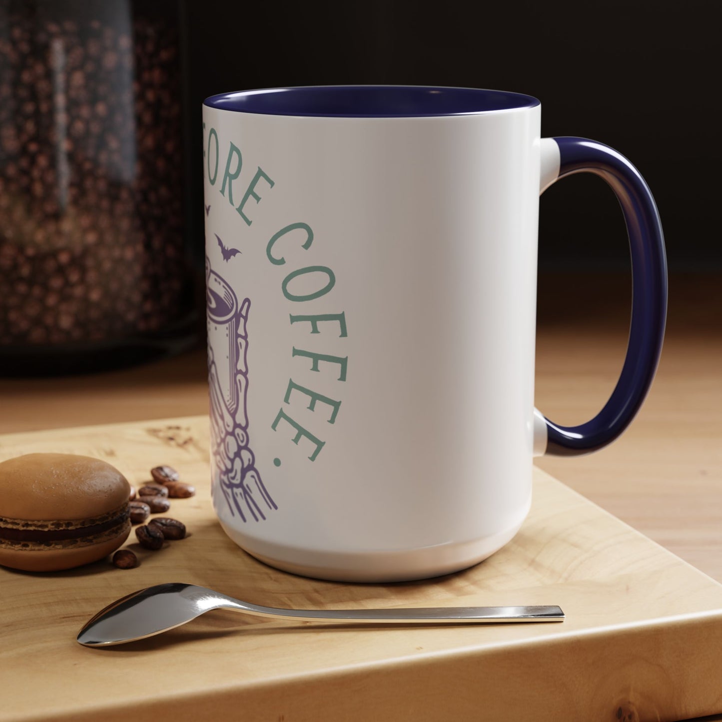 Nightmare Before Coffee - Accent Coffee Mug (11, 15oz)