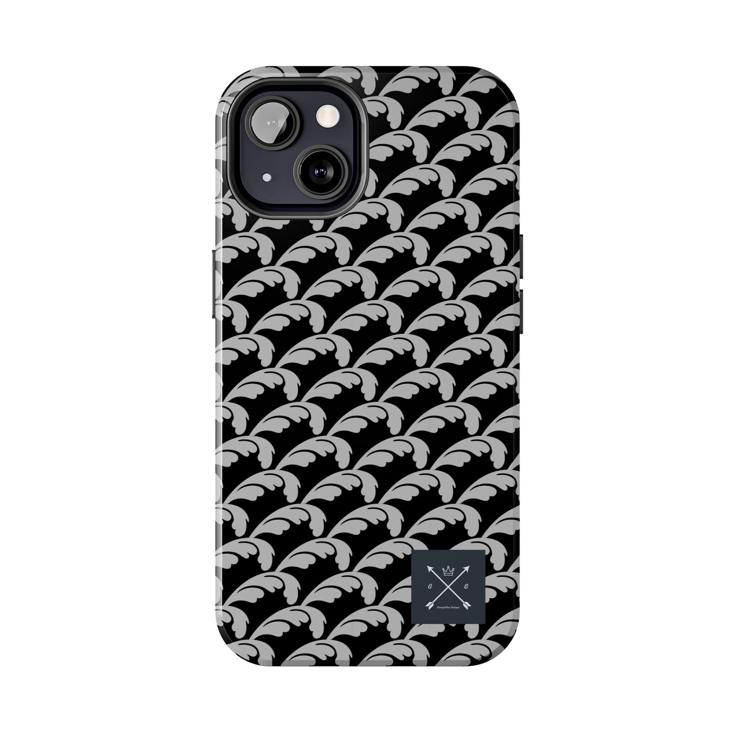 Beautiful Beloved One Flourish (silver/black) - Tough Phone Cases