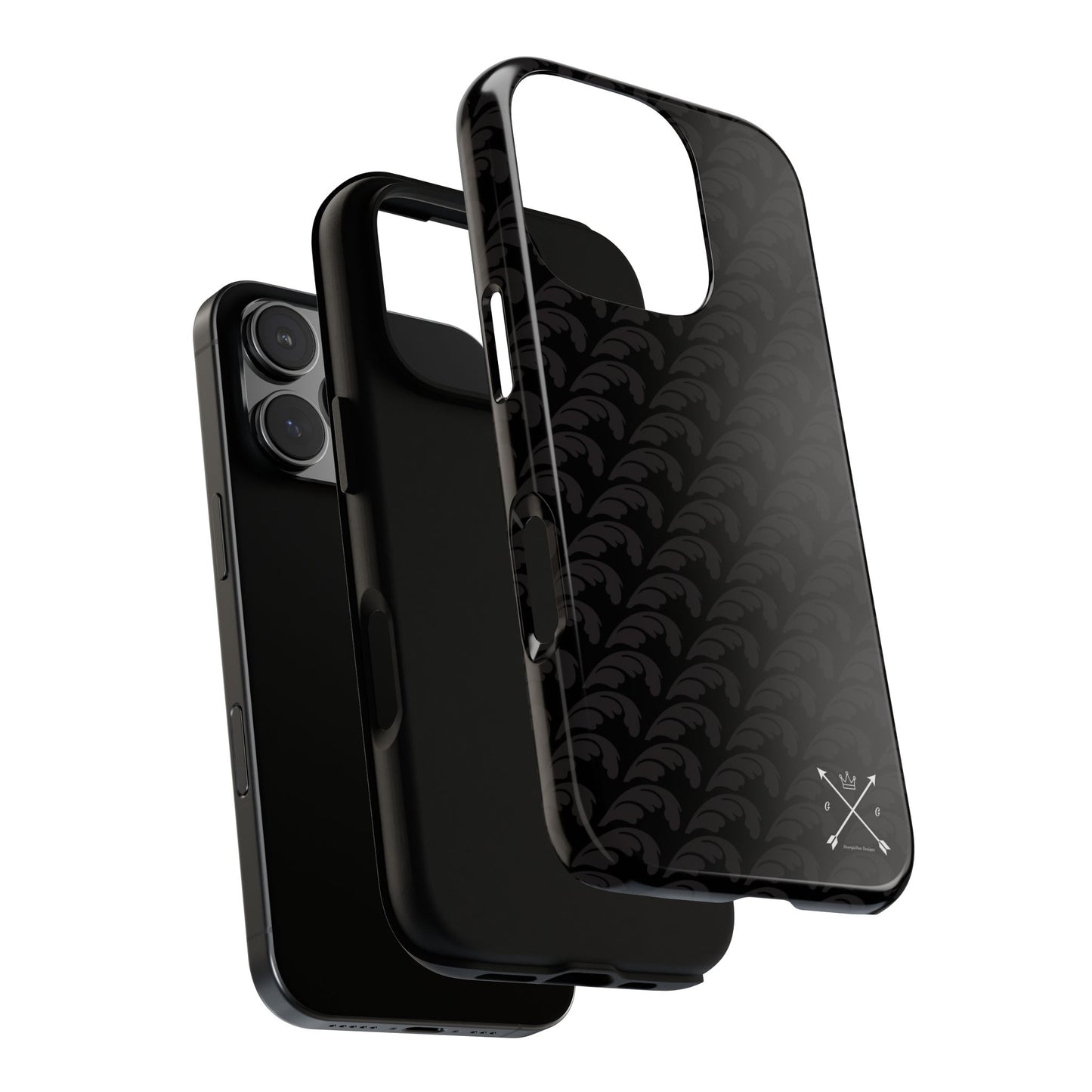 Beautiful Beloved One Flourish - Tough Phone Cases (black/black)