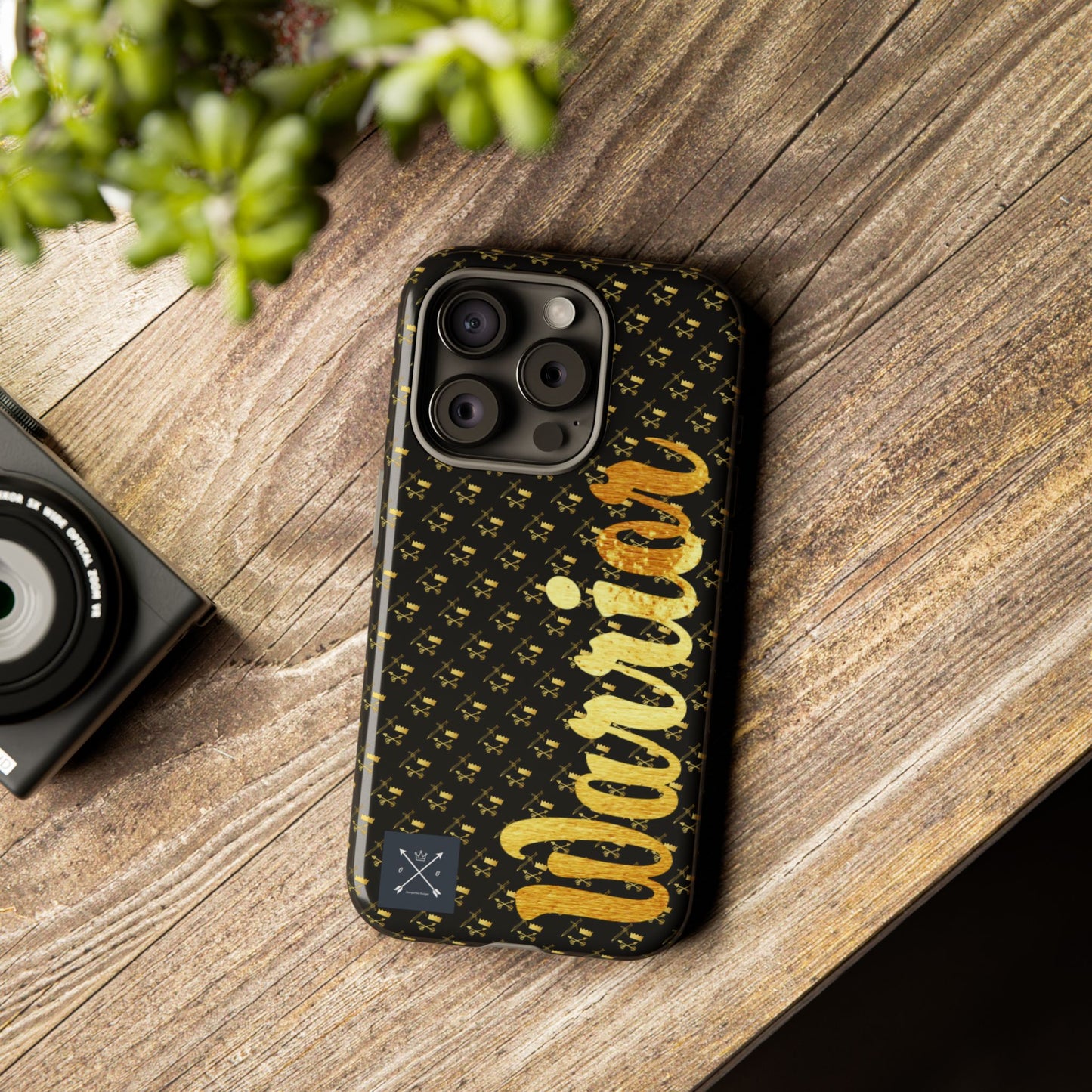 Gold and Bold Warrior - Tough Phone Cases