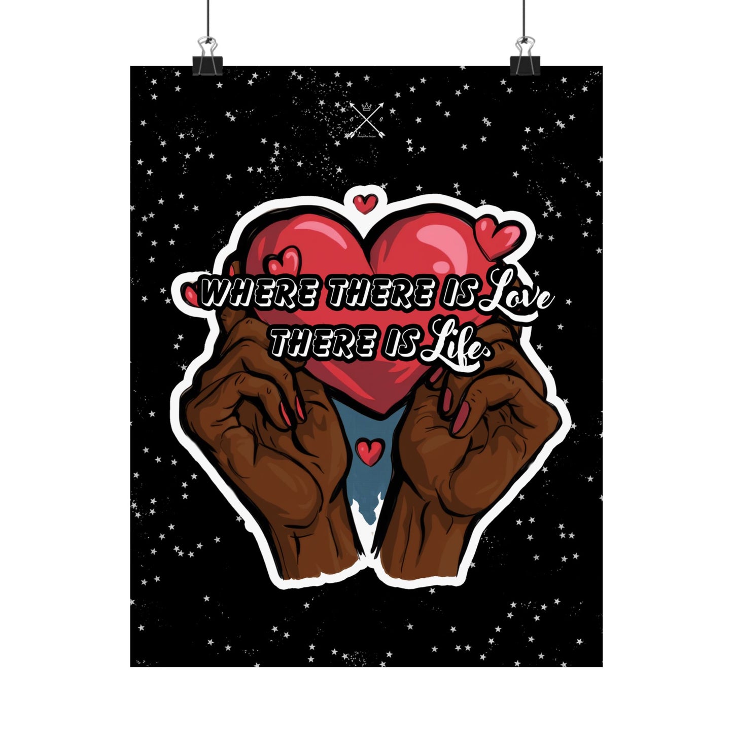 Love & Life Quote - Matte Vertical Posters