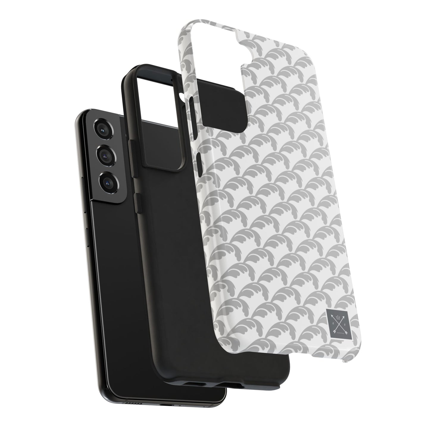 Beautiful Beloved Flourish (white/silver) - Tough Phone Cases