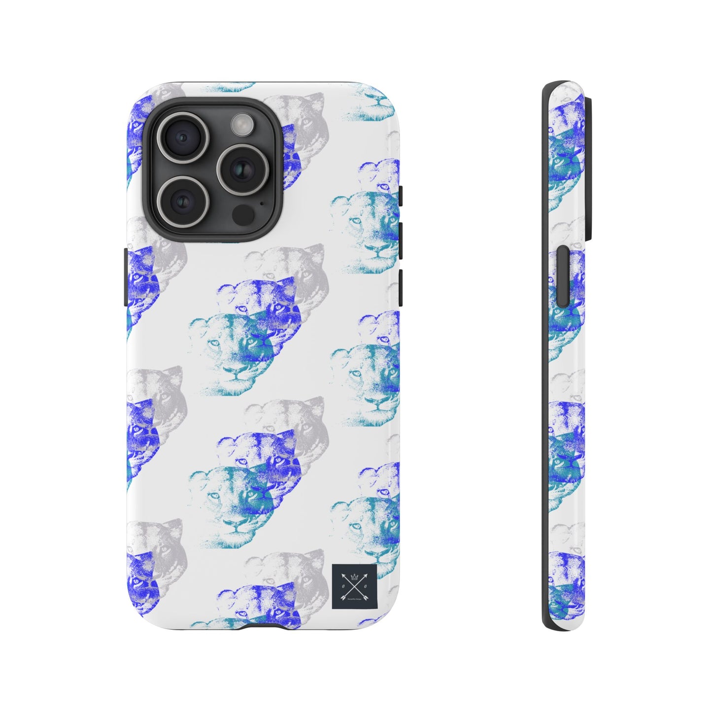 Lioness Arising (white/pattern) - Tough Phone Cases
