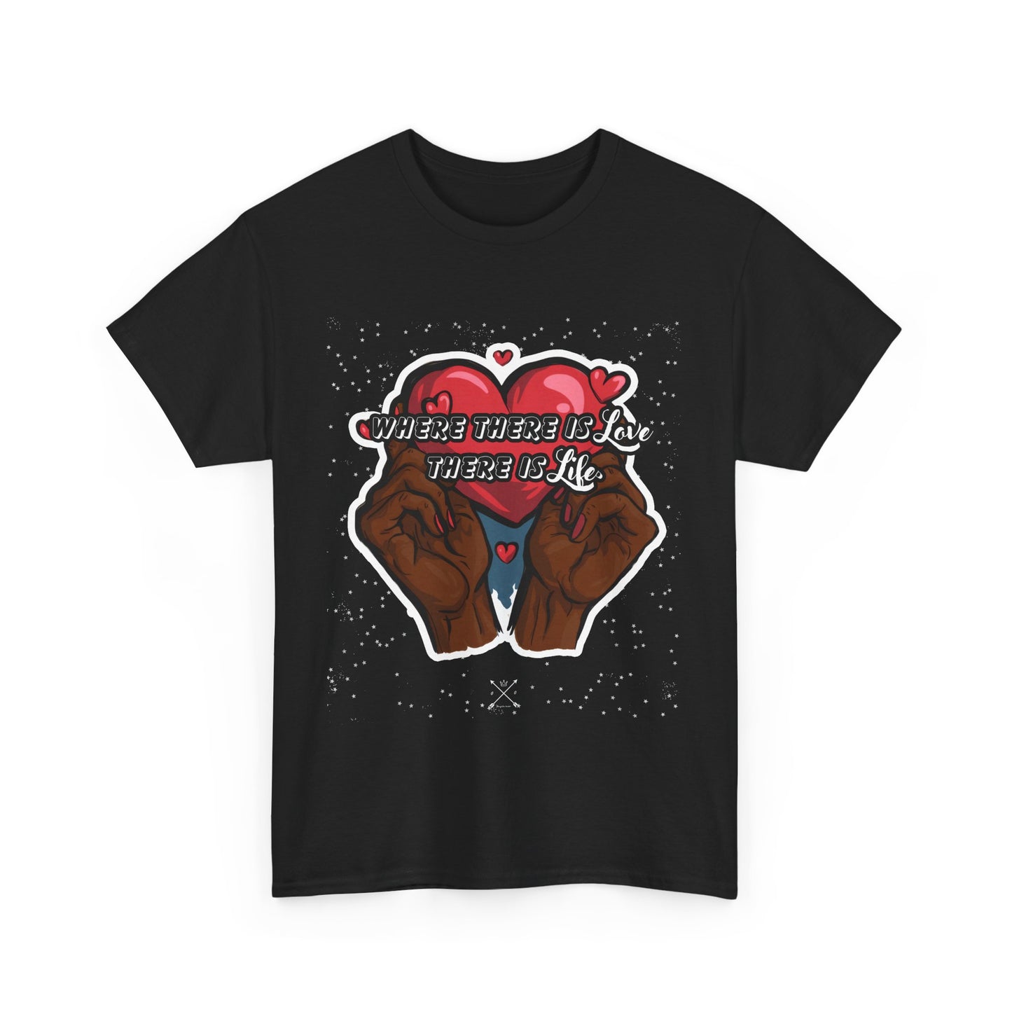 Love is Life Quote - Unisex Heavy Cotton Tee