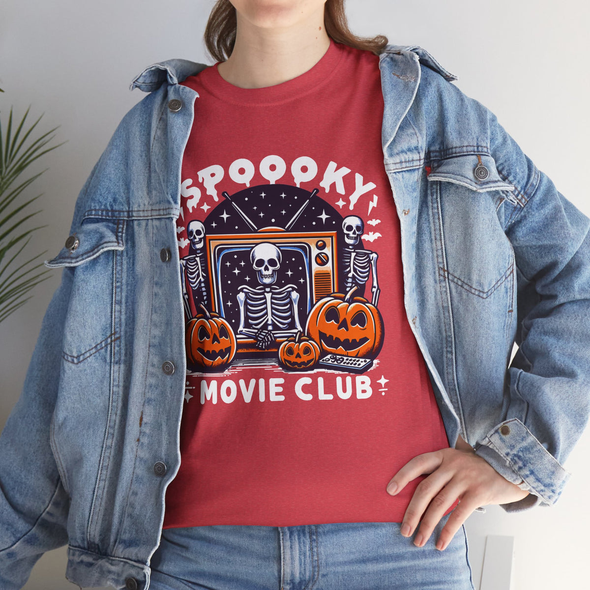 Spooky Movie Club - Unisex Cotton Tee