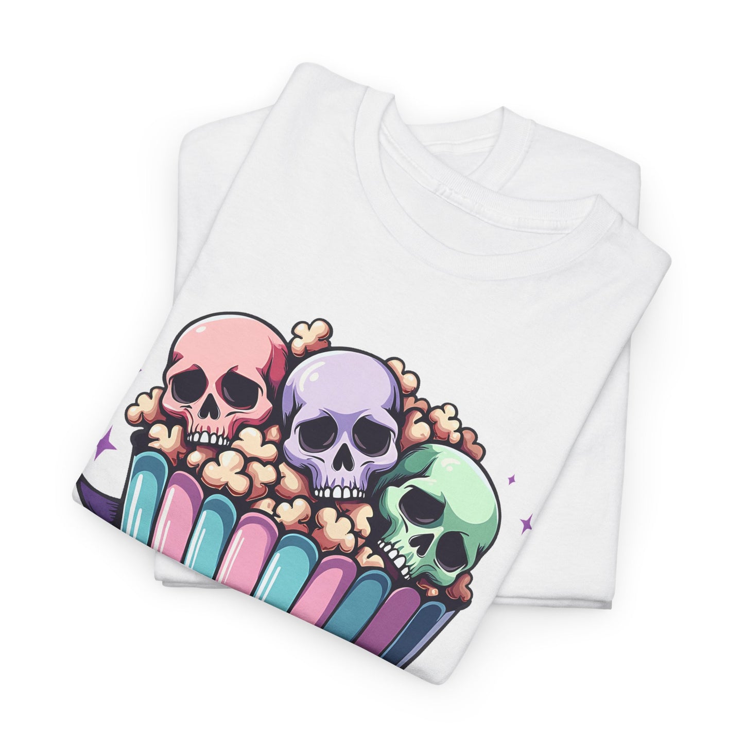 Horror Movies Popcorn Bucket - Unisex Heavy Cotton Tee