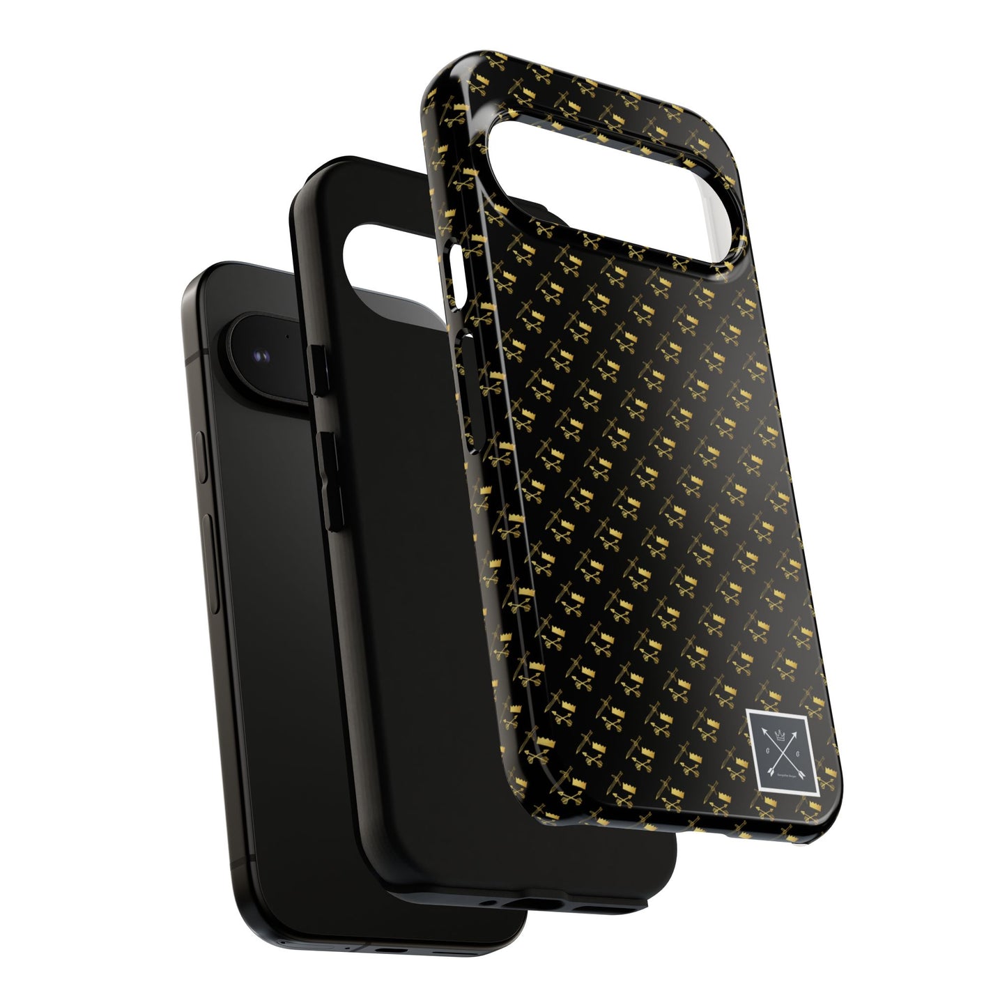 Gold and Bold Warrior Pattern - Tough Phone Cases