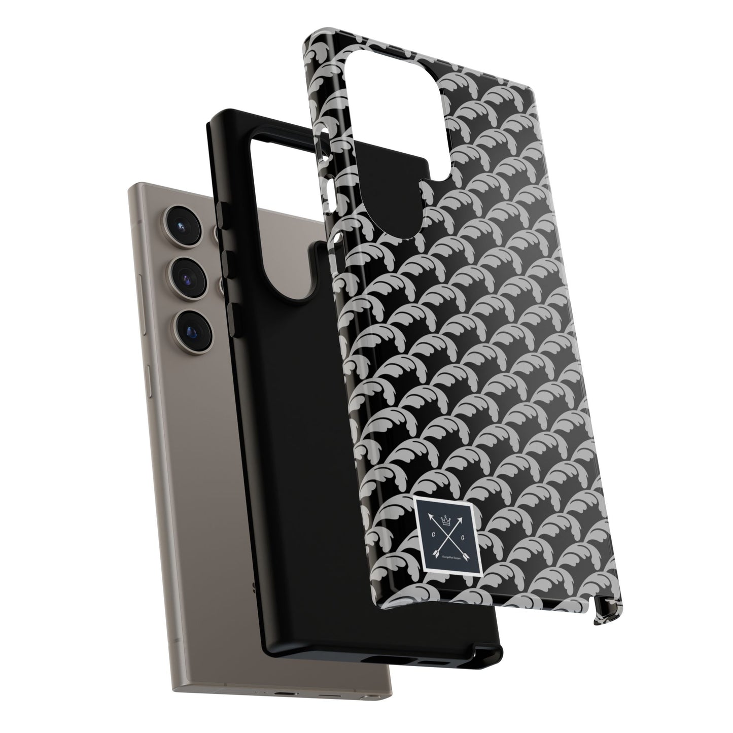 Beautiful Beloved One Flourish (black/silver) - Tough Phone Cases