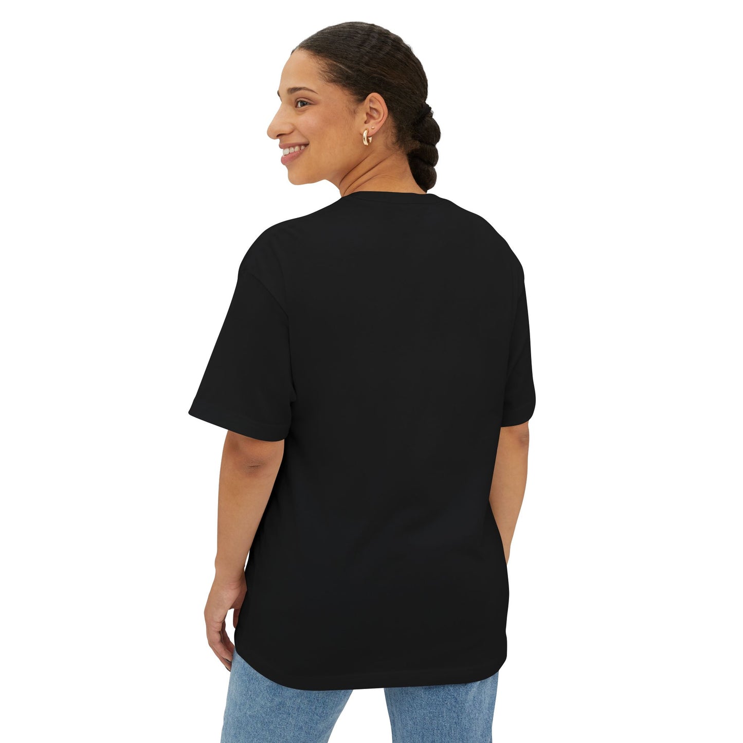 Funny Cat Workout Tee - Unisex Oversized Boxy T-Shirt