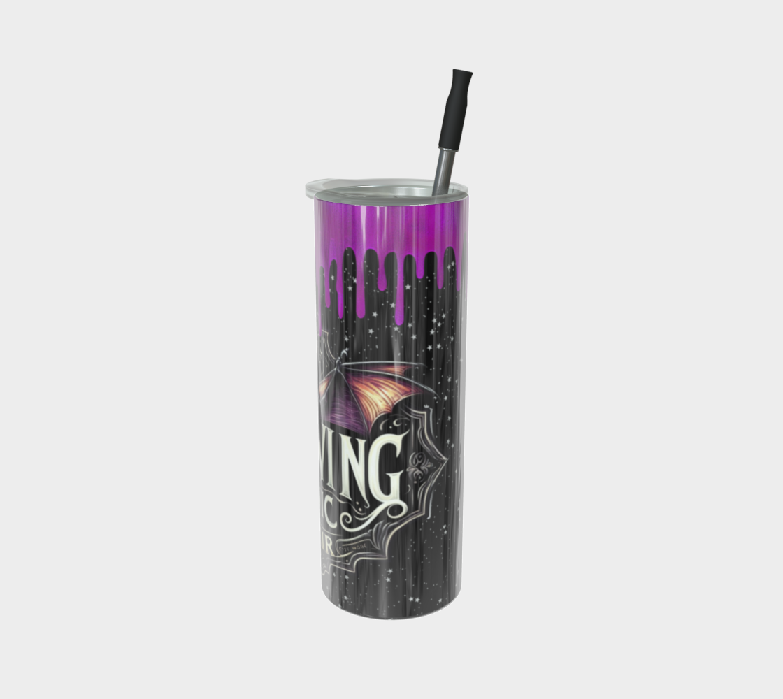 Batwing Tonic (purple drip) Elixir - 20 oz Tumbler
