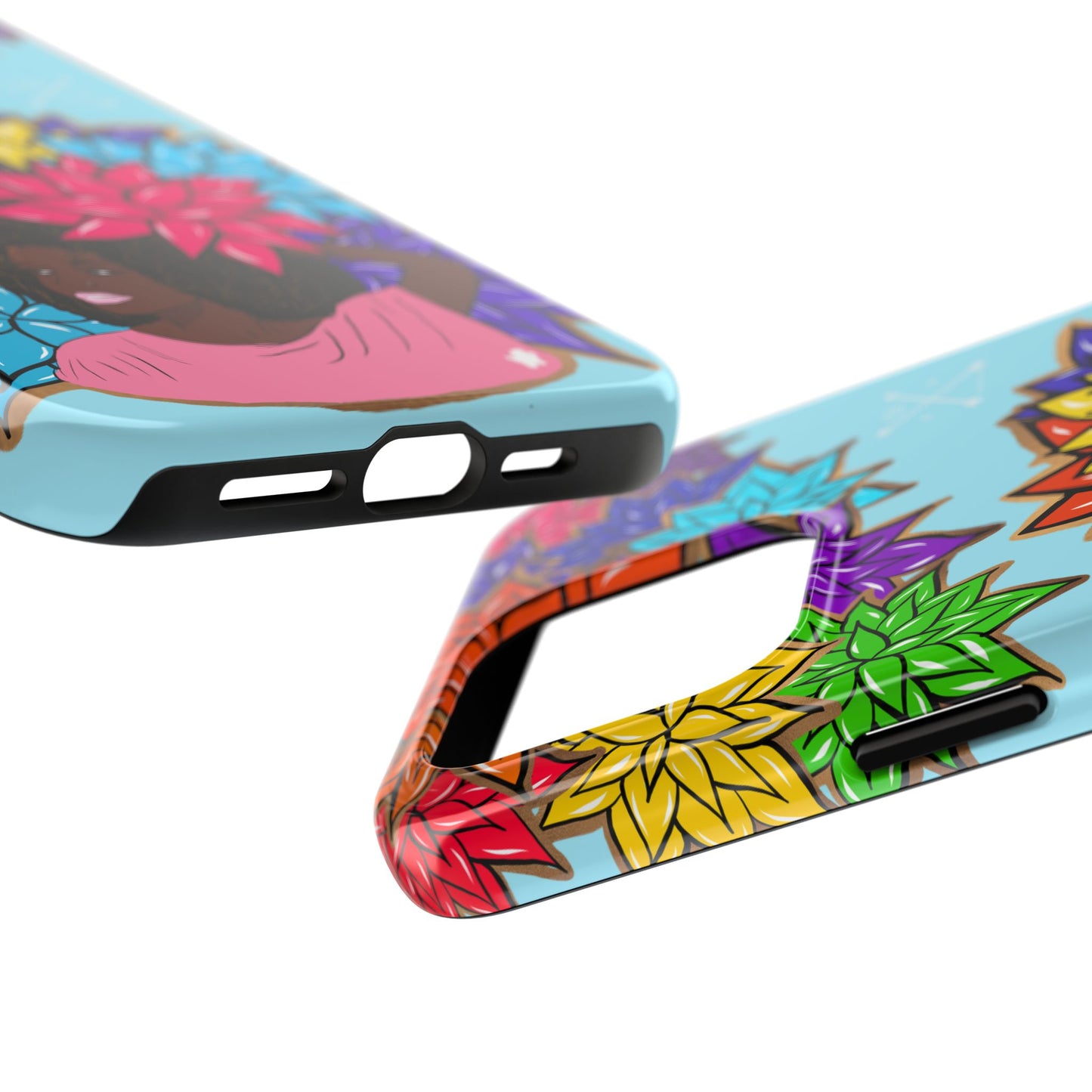 Beauty with Flowers - Tough Phone Cases