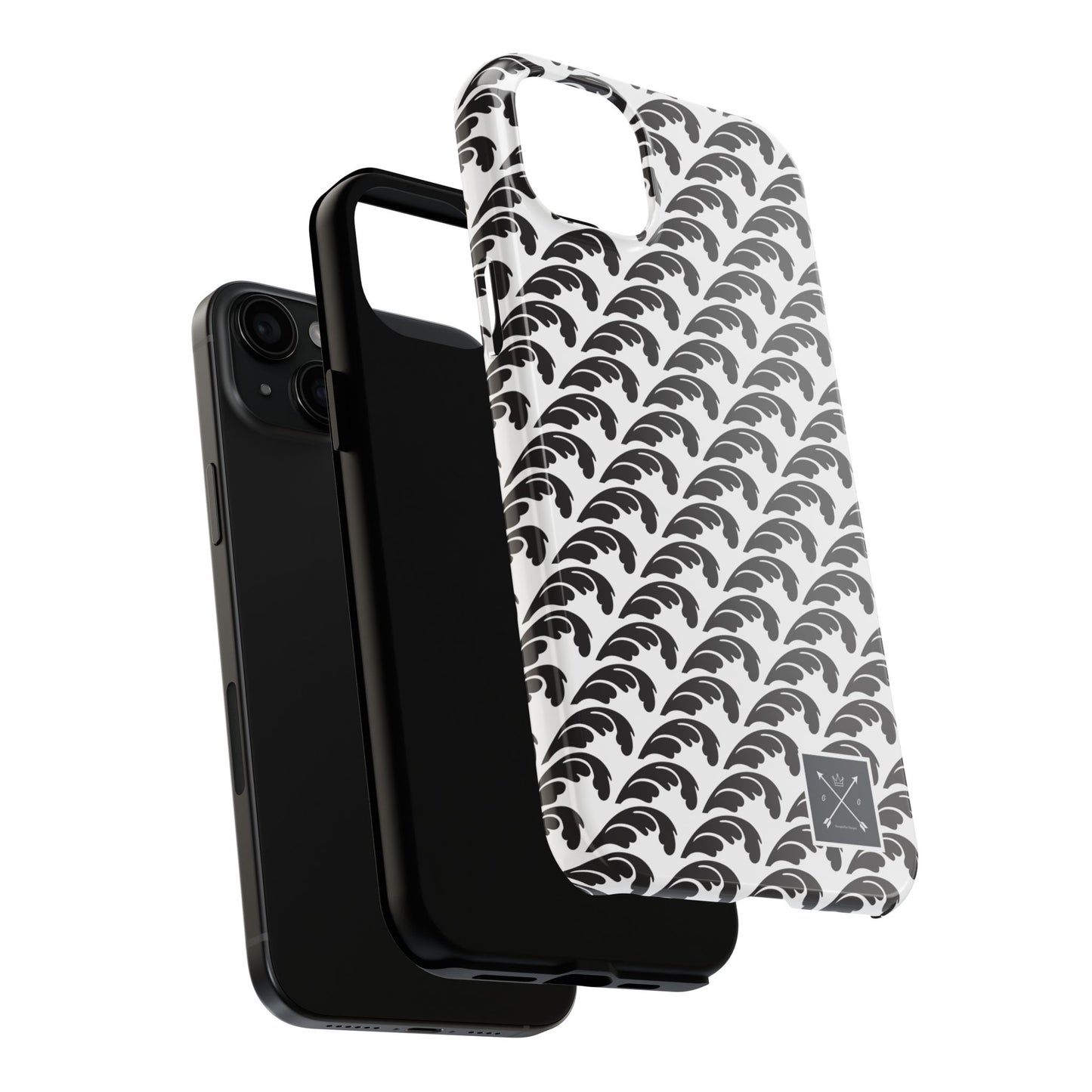 Beautiful Beloved One Flourish (black/white) - Tough Phone Cases