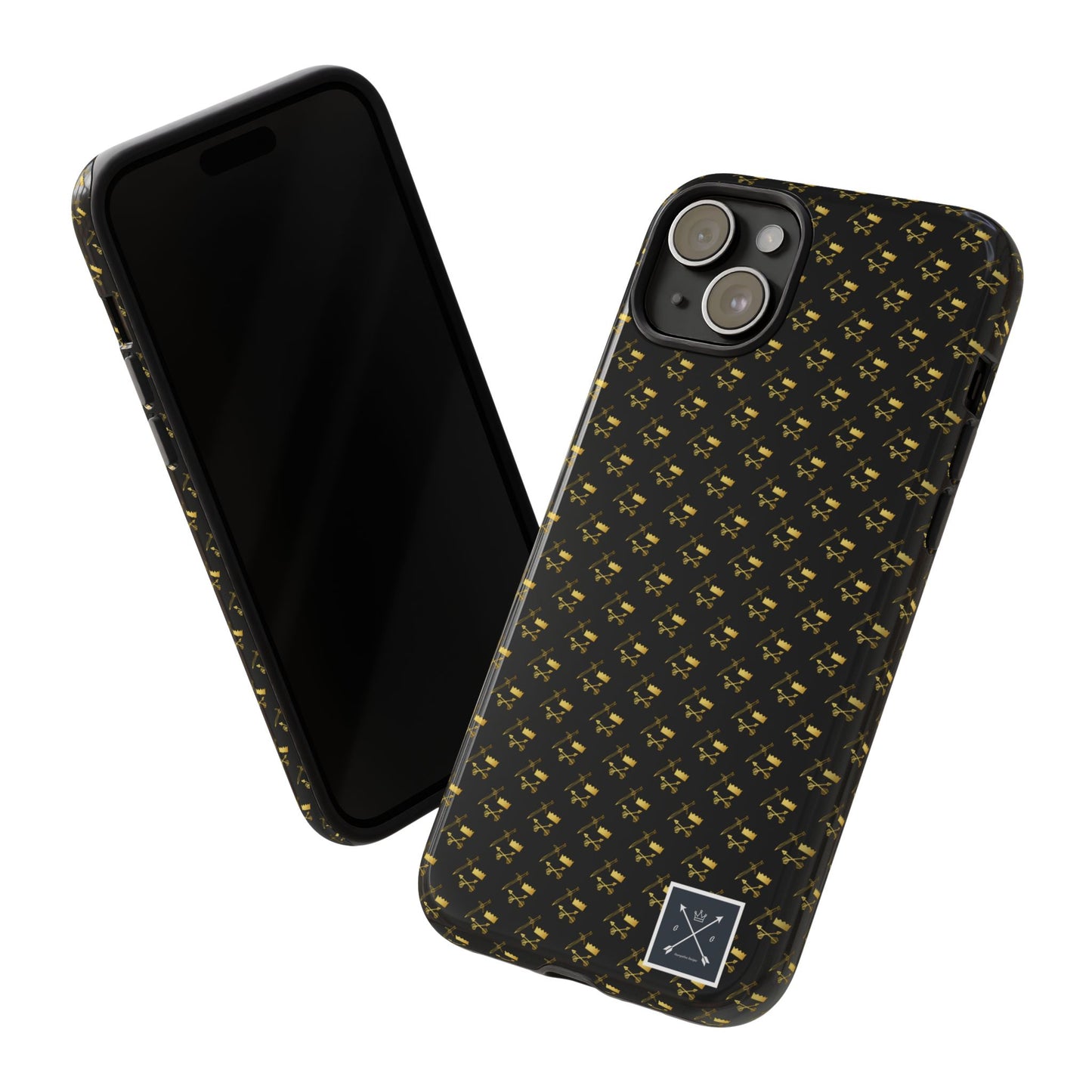 Gold and Bold Warrior Pattern - Tough Phone Cases