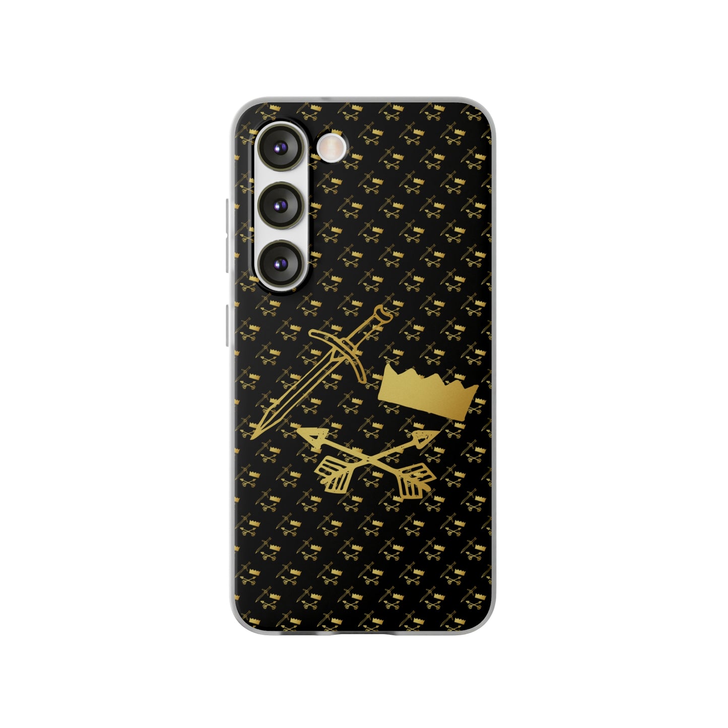 Gold and Bold Warrior - Flexi  Phone Cases