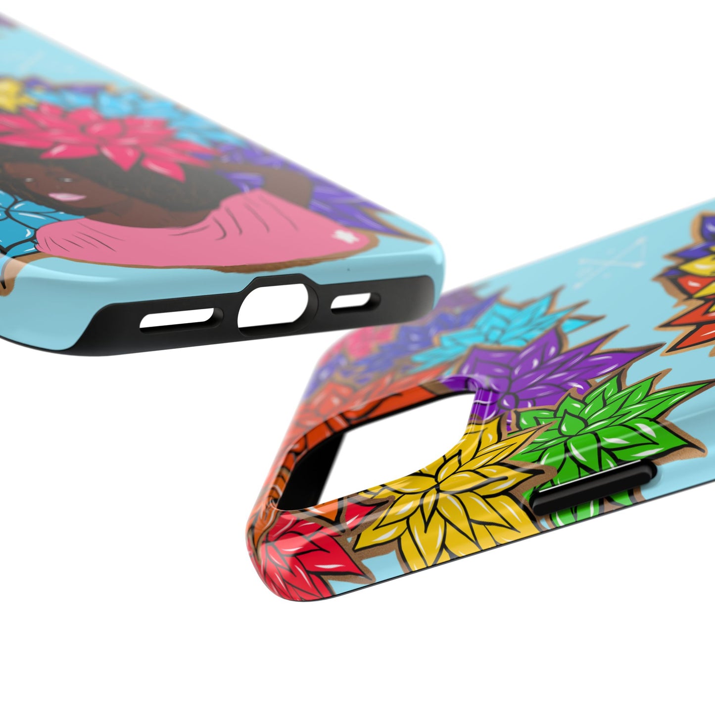 Beauty with Flowers - Tough Phone Cases