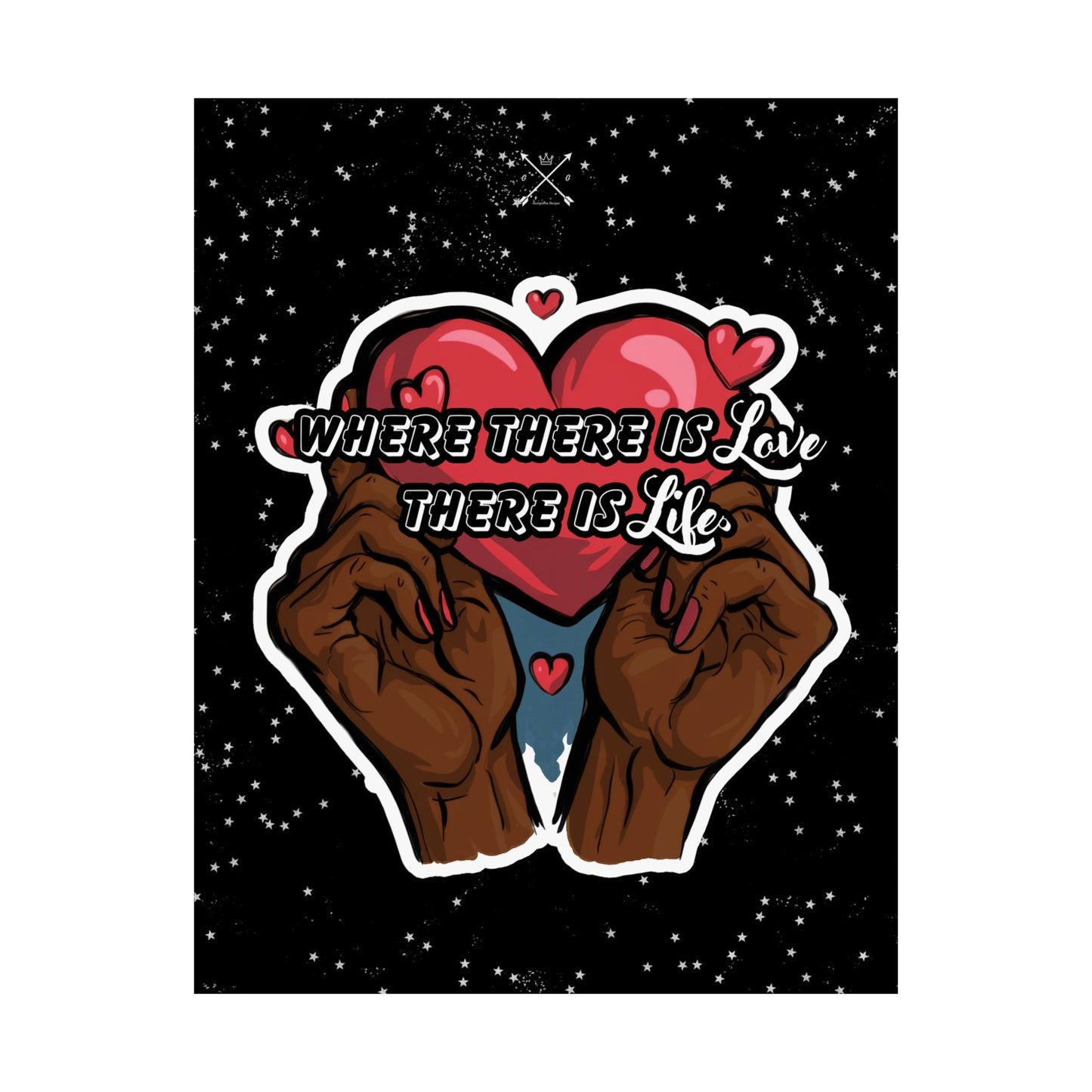 Love & Life Quote - Matte Vertical Posters