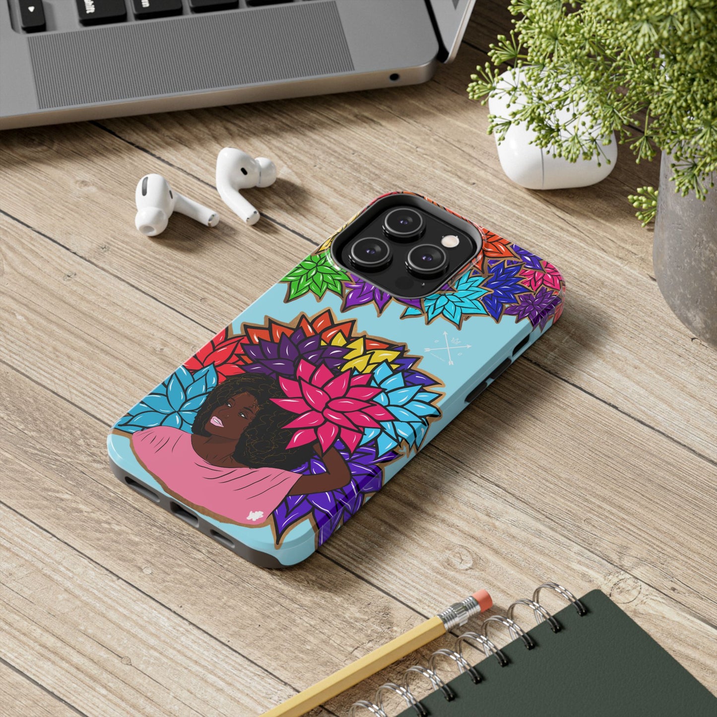 Beauty with Flowers - Tough Phone Cases