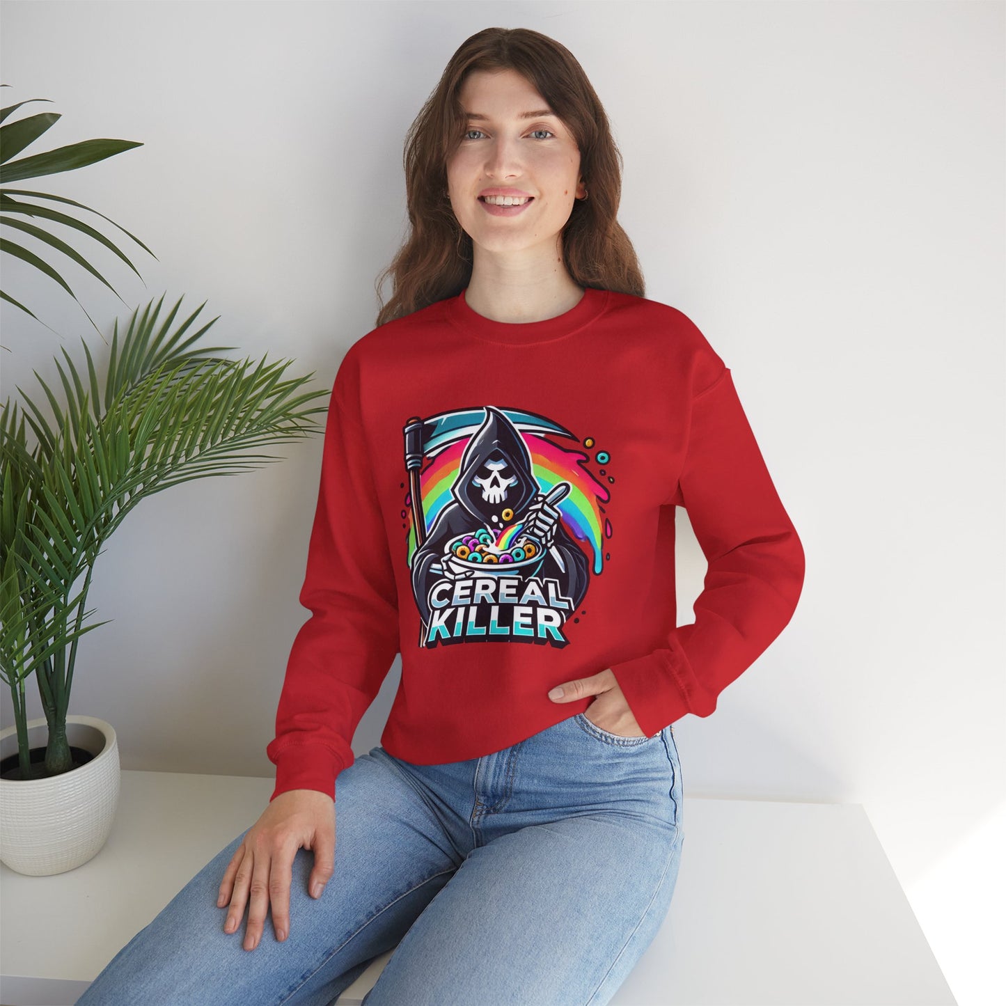Cereal Killer Grim Design - Unisex Sweatshirt