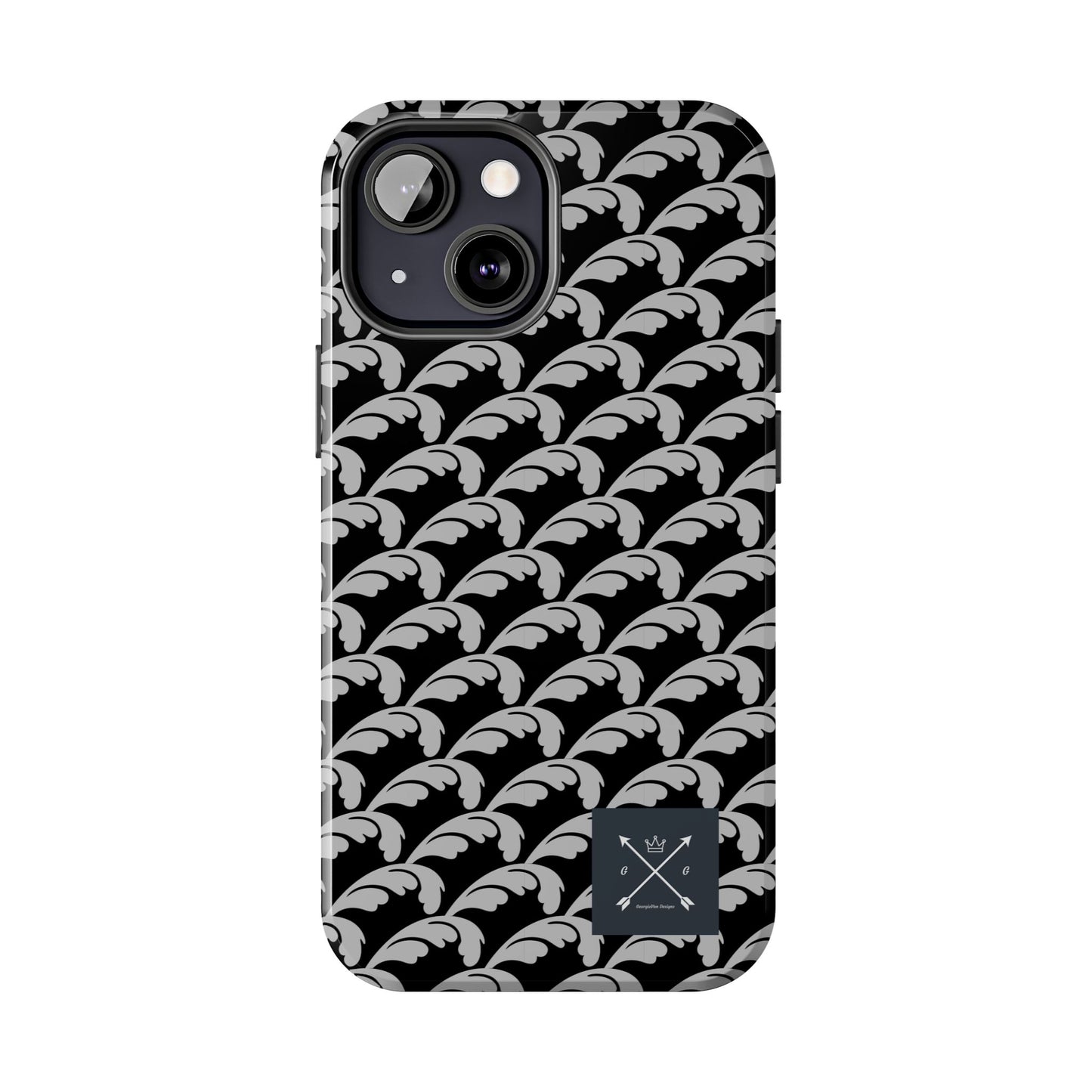 Beautiful Beloved One Flourish (silver/black) - Tough Phone Cases