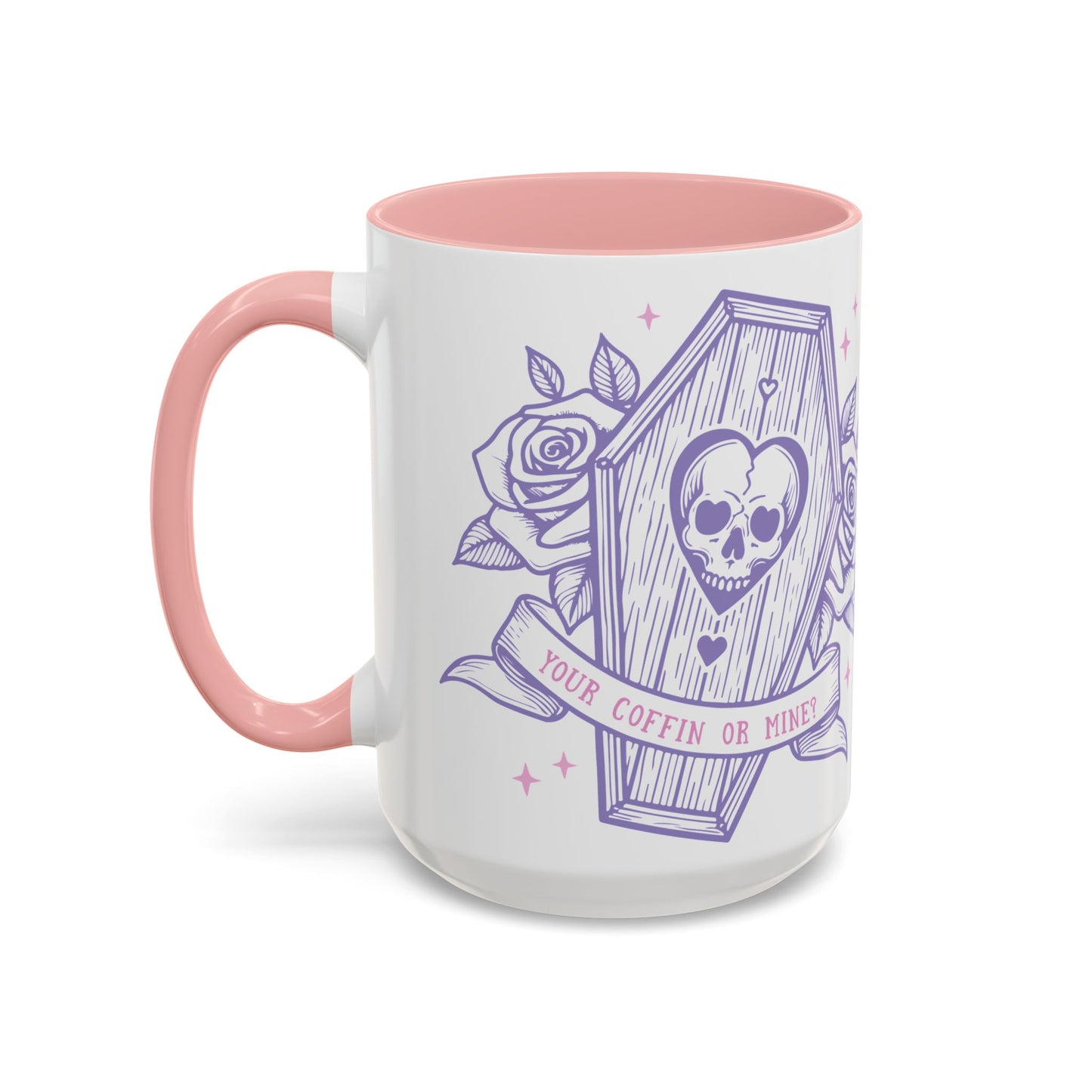 Your Coffin or Mine? - Accent Coffee Mug (11, 15oz)
