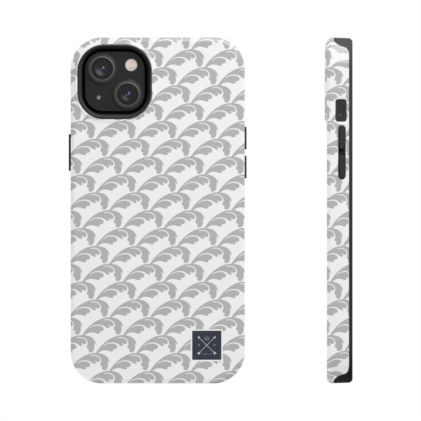 Beautiful Beloved Flourish (white/silver) - Tough Phone Cases